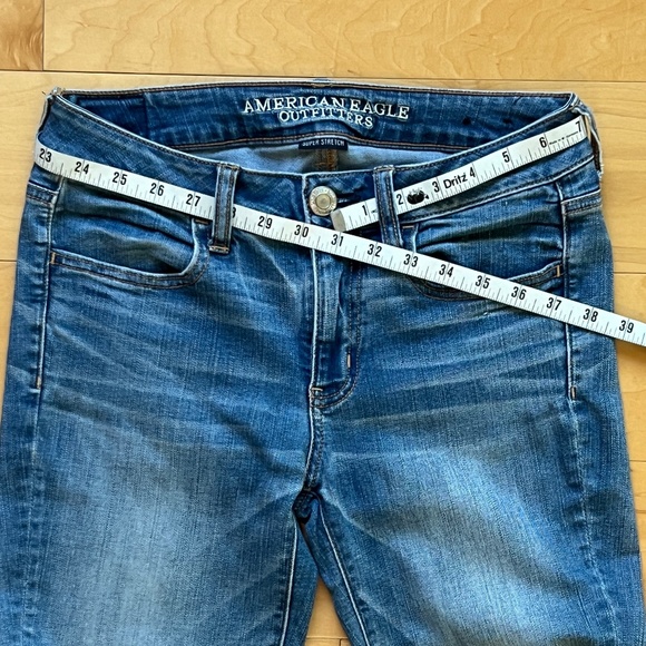 ~American Eagle ~ Jeans ~ Jegging ~ Super Stretch ~ 4 Long - Picture 7 of 9